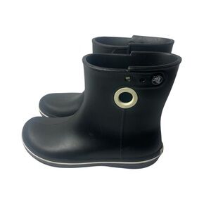 CROCS Black Winter Rain Boots Ankle Height Waterproof